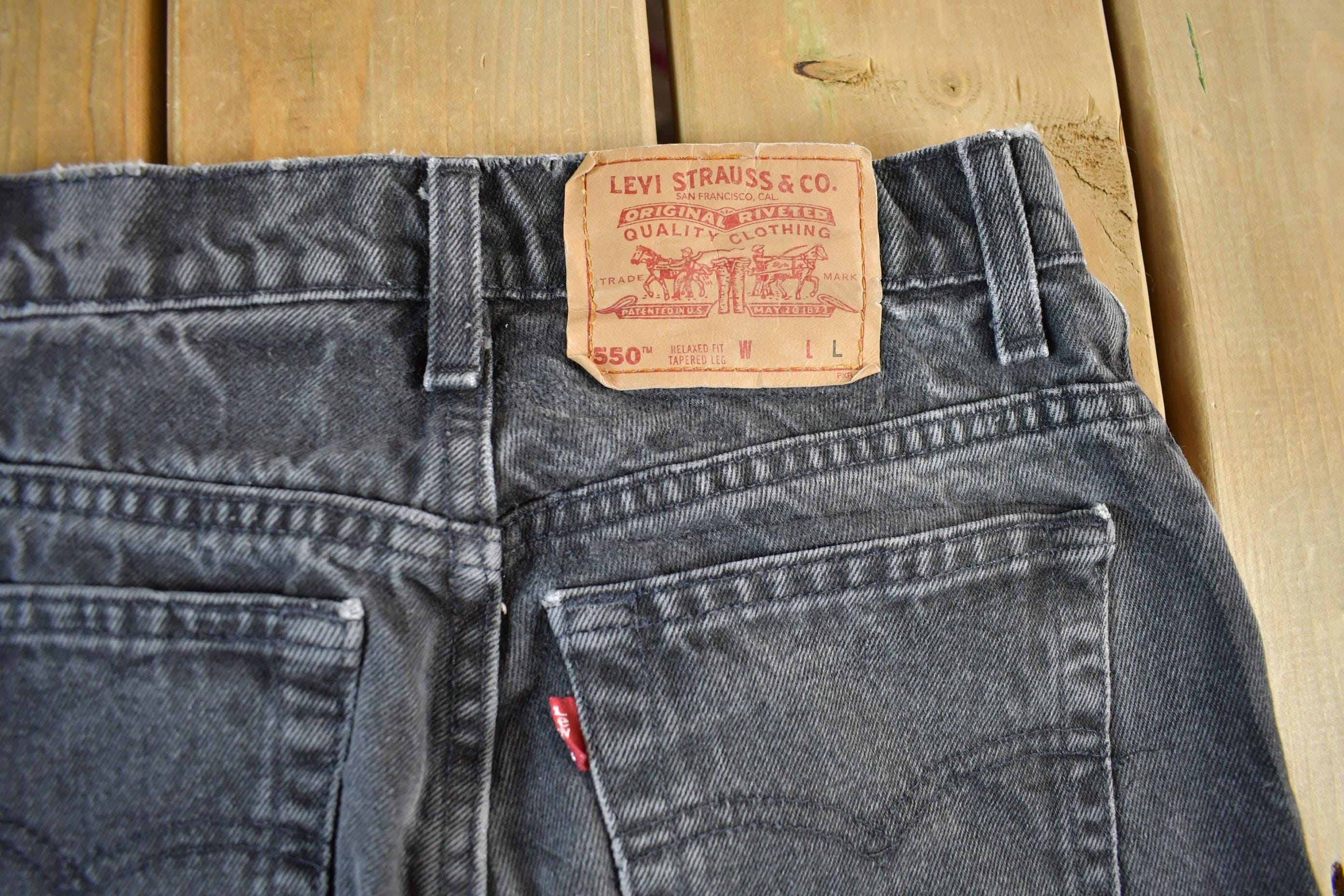 Vintage 1990s Levi's 550 Denim Jeans Men's 25 x 32 - Image 5