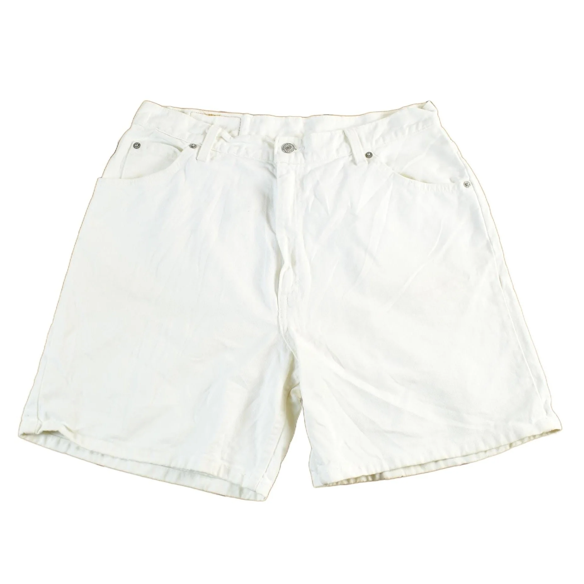Vintage 1990s Levi's 951 Orange Tab Denim Jean Shorts Womens 32