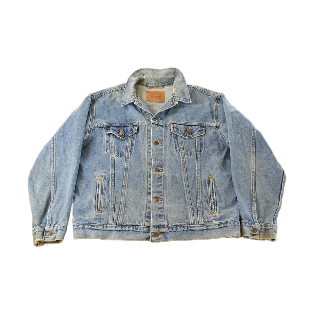 Vintage 1990s Levi's Denim Jean Trucker Jacket Men's XL