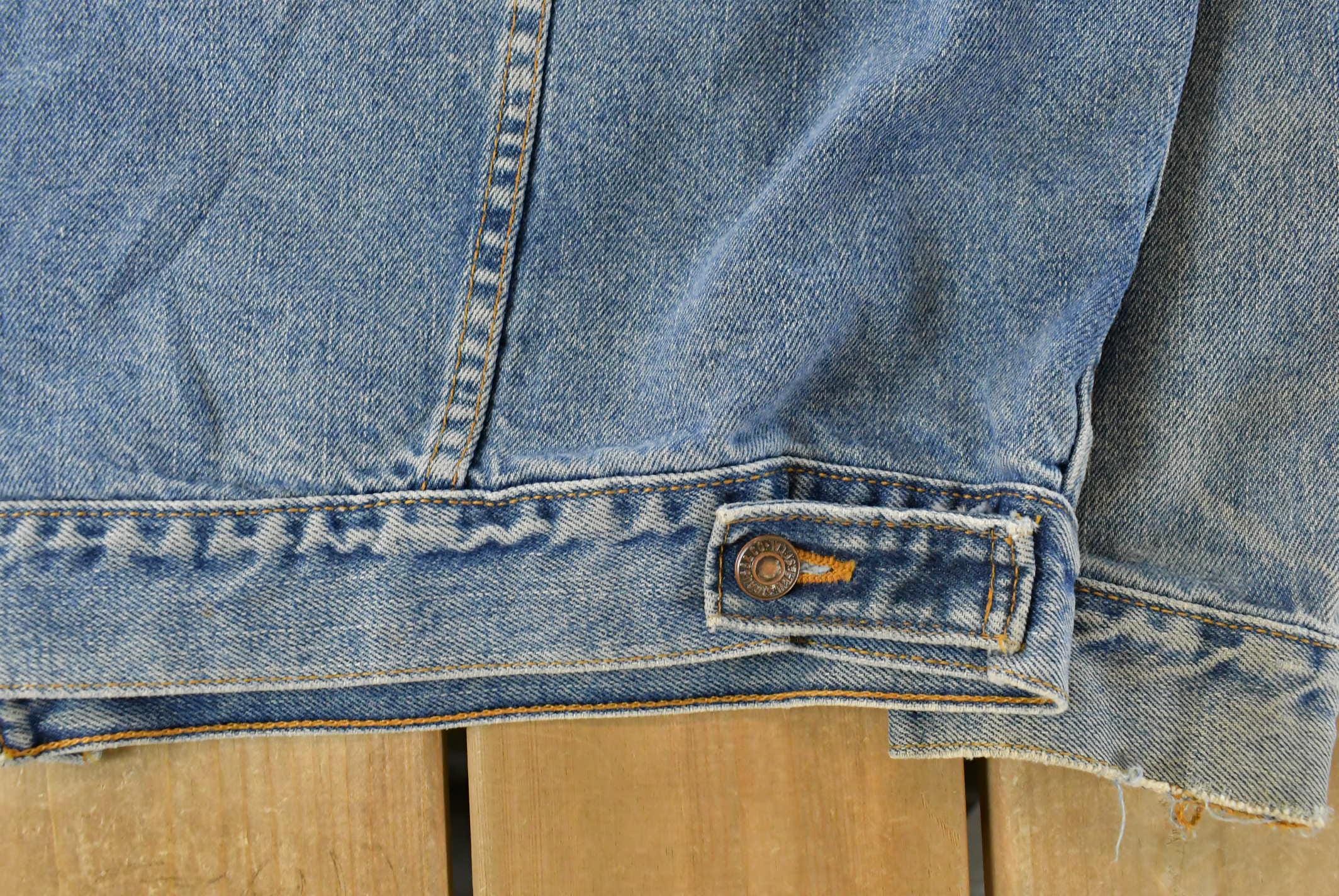 Vintage 1990s Levi's Denim Jean Trucker Jacket Men's XL - Image 7