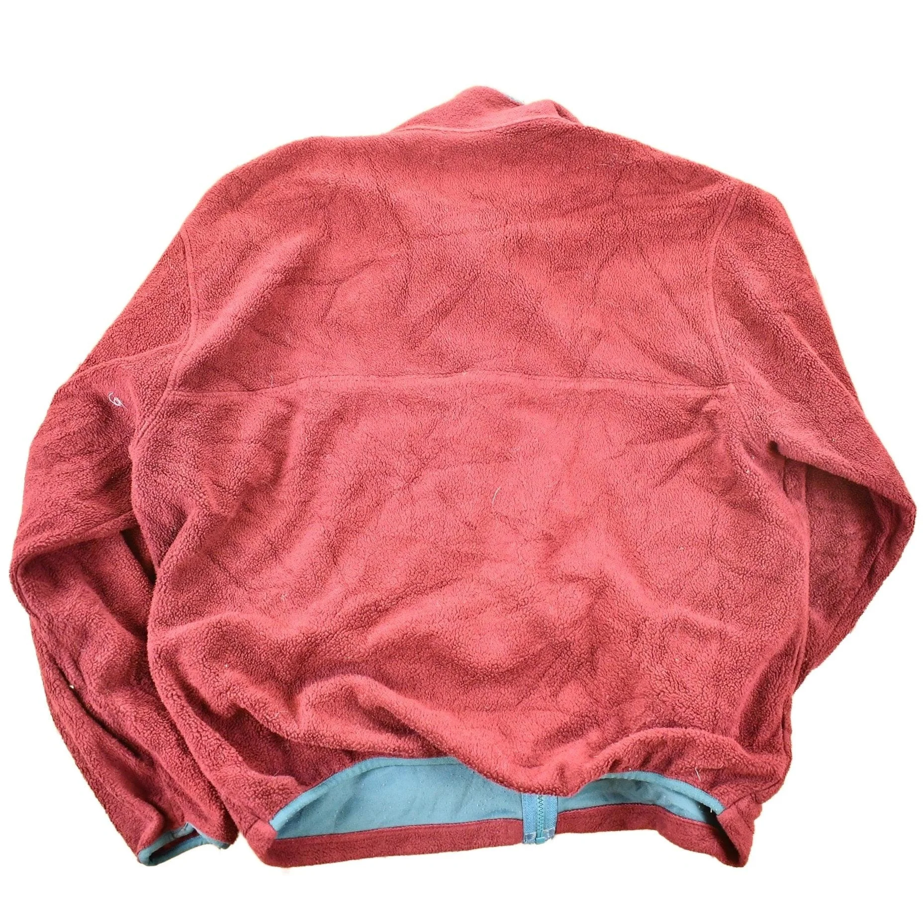 Vintage 1990s LL Bean Fleece Outdoorsman Sweater Mens XL Cropped - Image 2