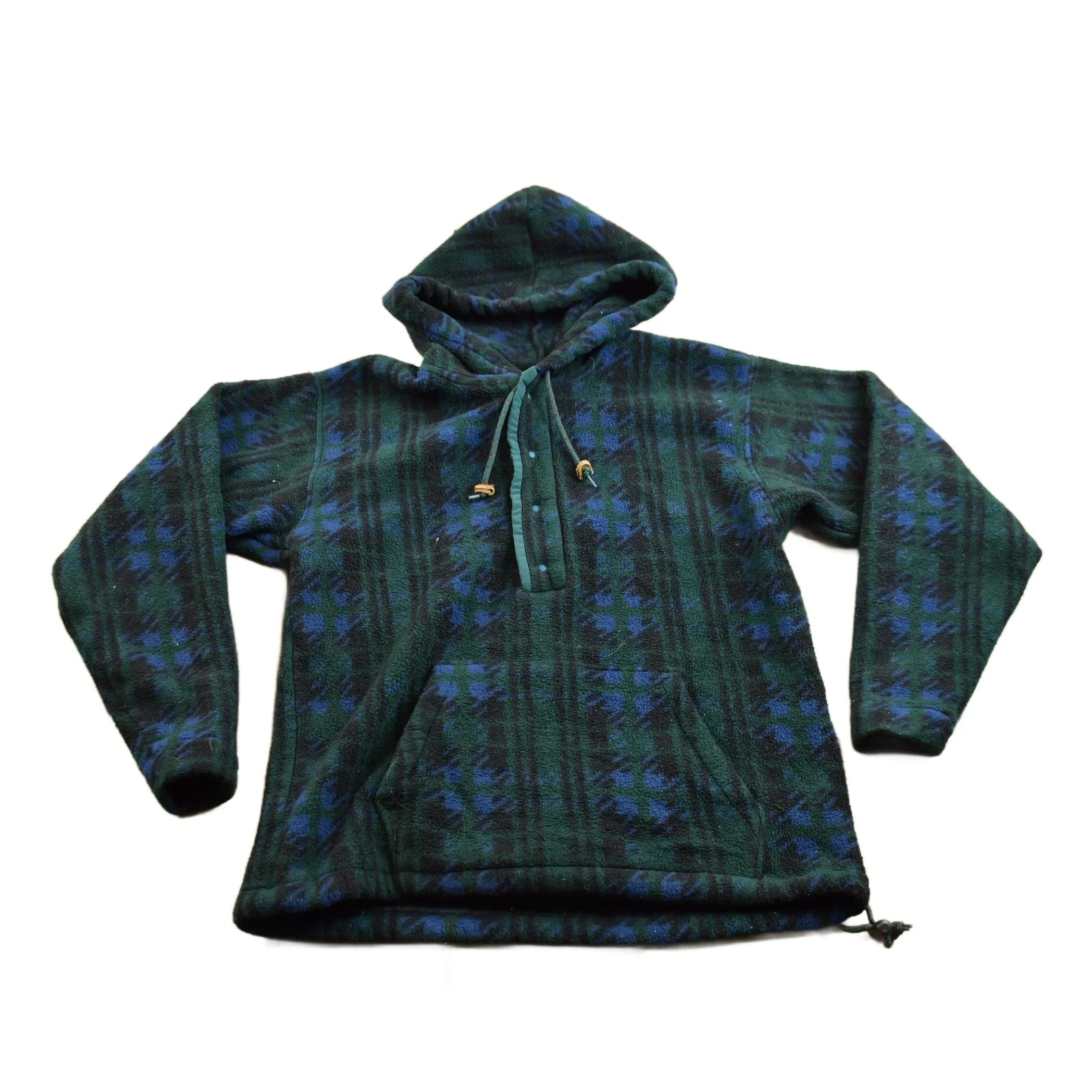 Vintage 1990s LL Bean T Snap Fleece Hoodie Women's S