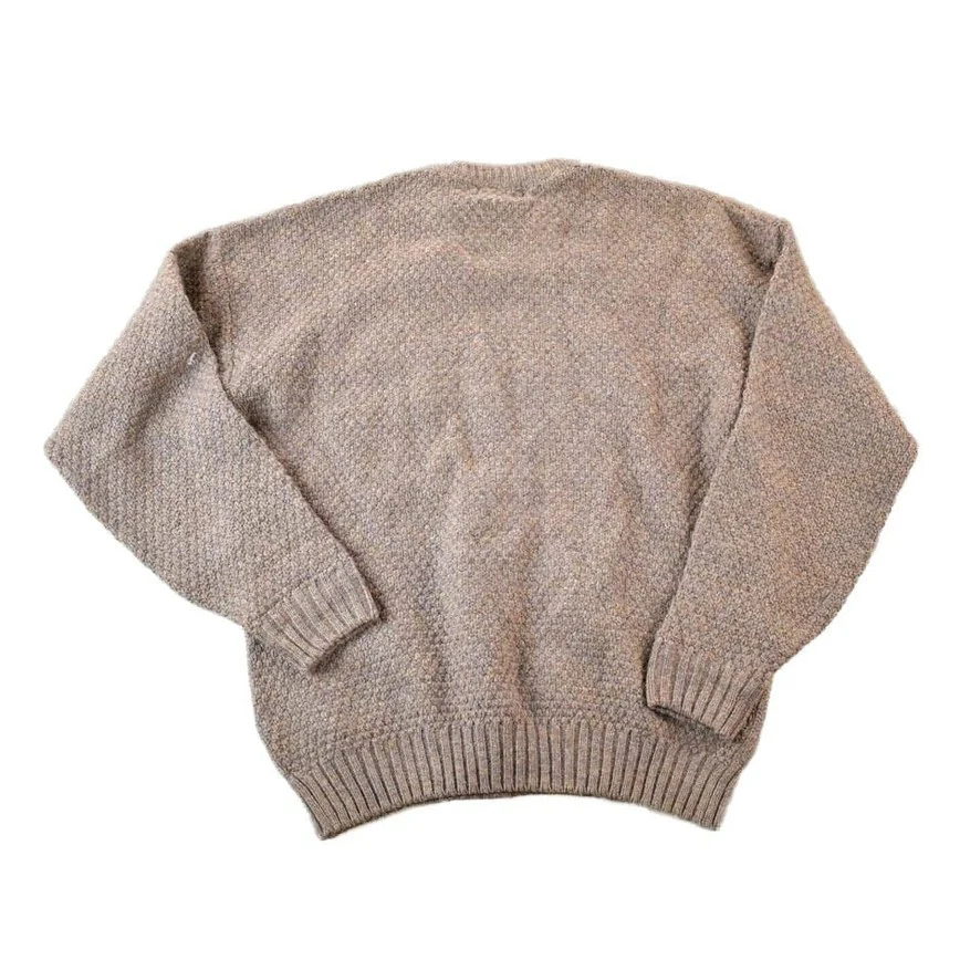 Vintage 1990s Mcadam Knit Wear Abstract Pattern Crewneck Sweater Made In Scotland Men's Large - Image 2