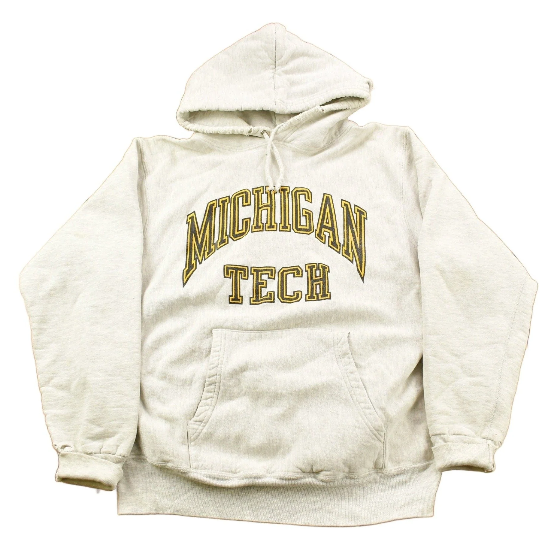Vintage 1990s Michigan Tech University Collegiate Hoodie Men's Medium