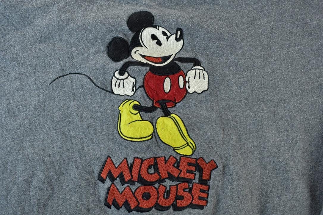 Vintage 1990s Mickey Mouse Disney Crewneck Men's 2XL - Image 3