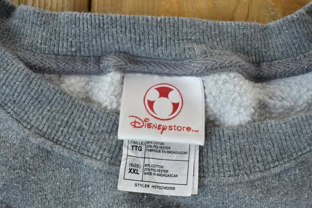 Vintage 1990s Mickey Mouse Disney Crewneck Men's 2XL - Image 4