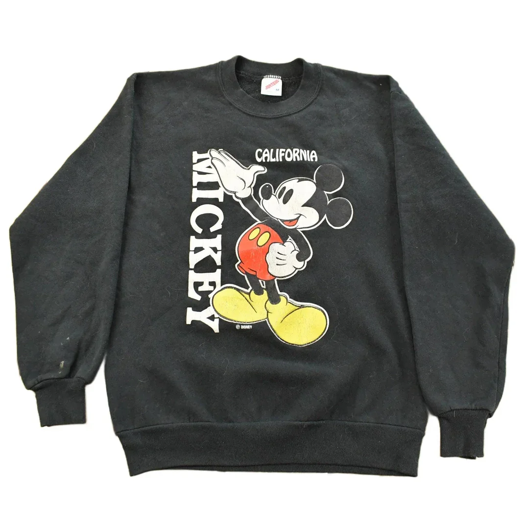 Vintage 1990s Mickey Mouse Disney Crewneck Sweater Men's Small