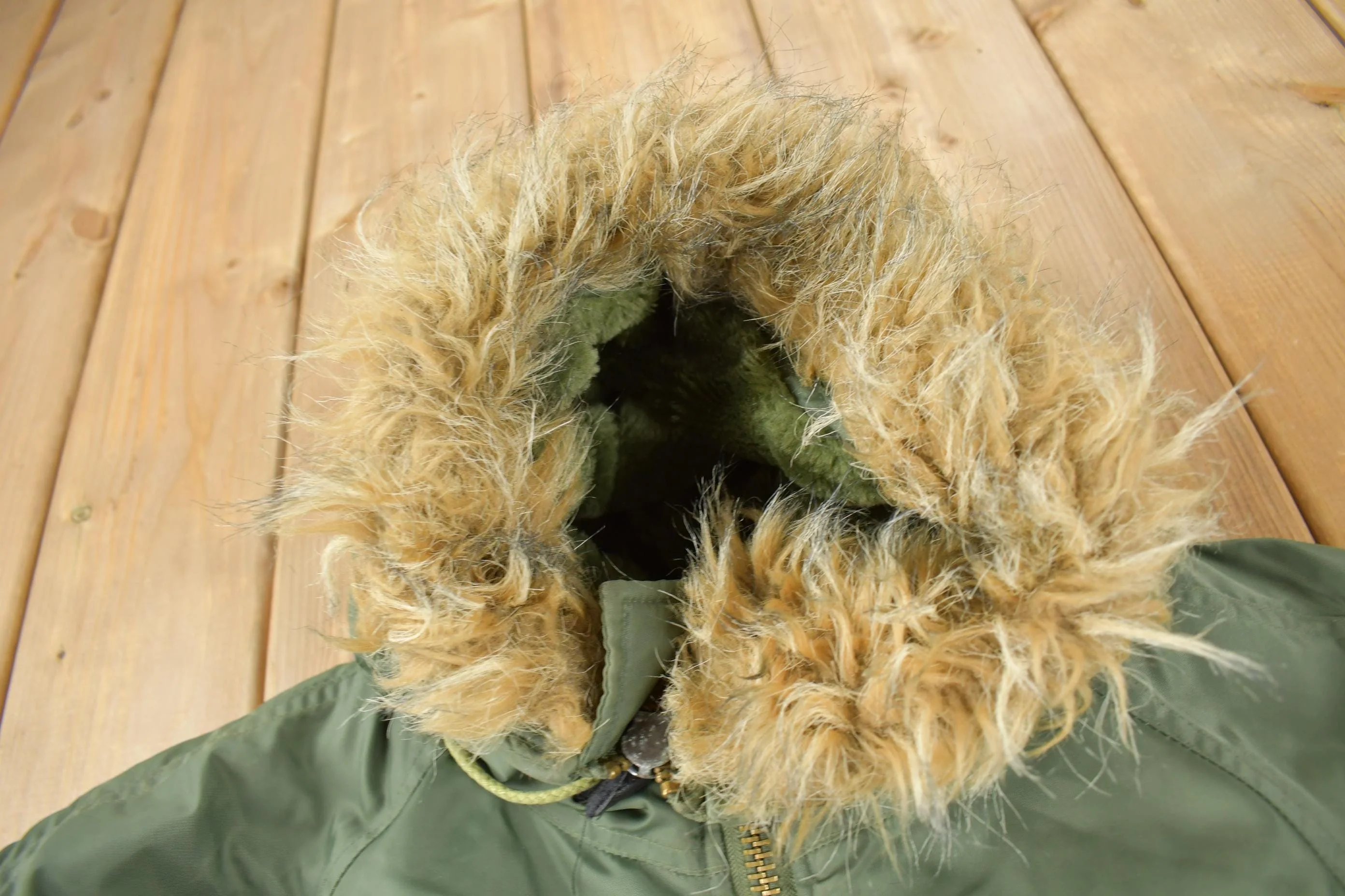 Vintage 1990s Military Parka Jacket Size M Men's Medium - Image 5