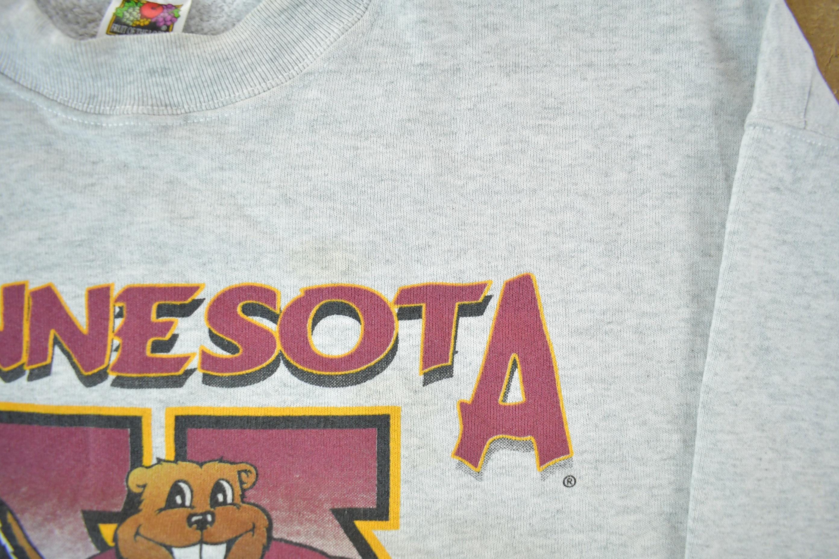 Vintage 1990s Minnesota Golden Gophers University Basketball Collegiate Crewneck Men's XL - Image 5