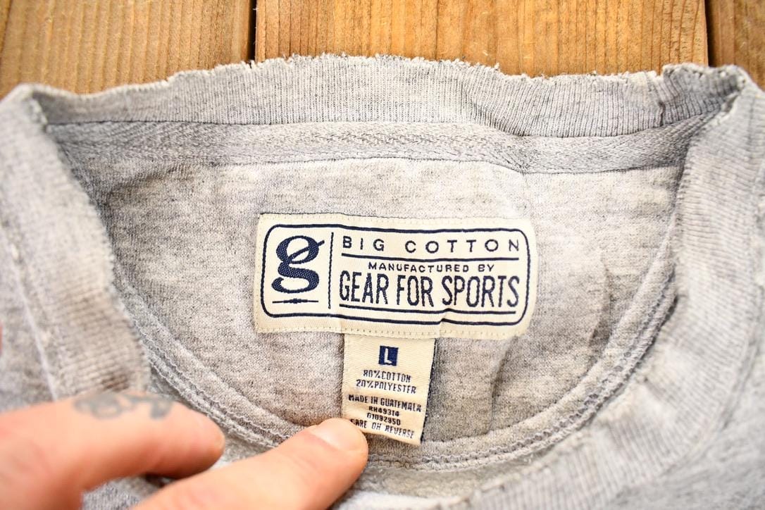 Vintage 1990s Minnesota State University Big Cotton Gear For Sports Crewneck Mens L - Image 5