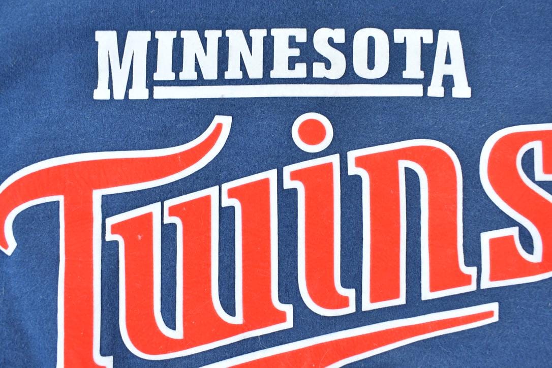 Vintage 1990s Minnesota Twins MLB Crewneck Sweatshirt Men's XL - Image 4