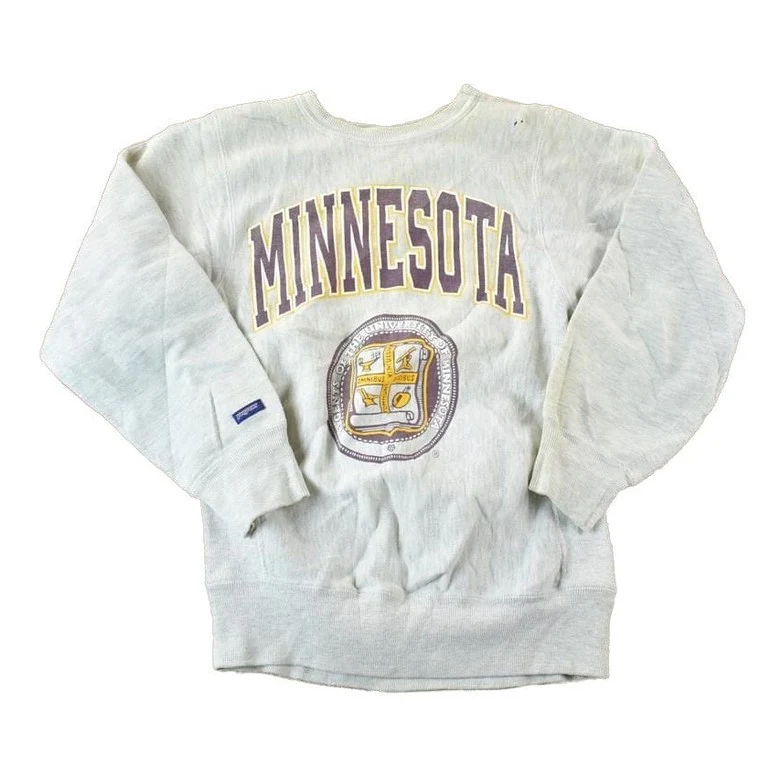 Vintage 1990s Minnesota University Jansport Cross Grain Collegiate Crewneck Made In USA Men's Small