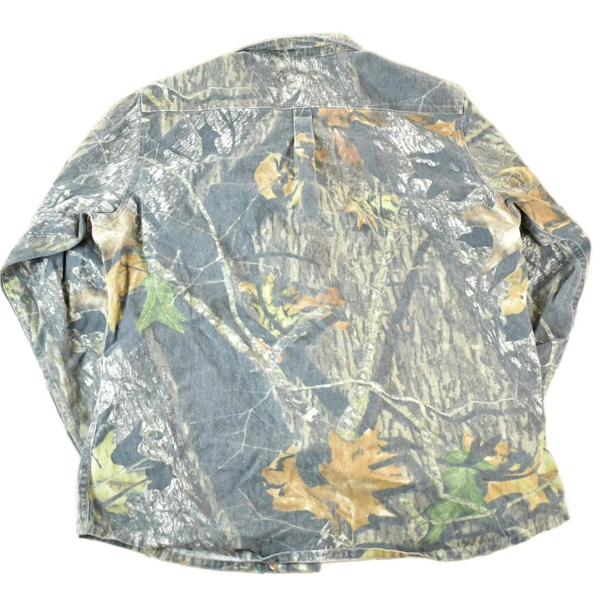 Vintage 1990s Mossy Oak Apparel Realtree Camo Button Up Shirt Women's XL - Image 2