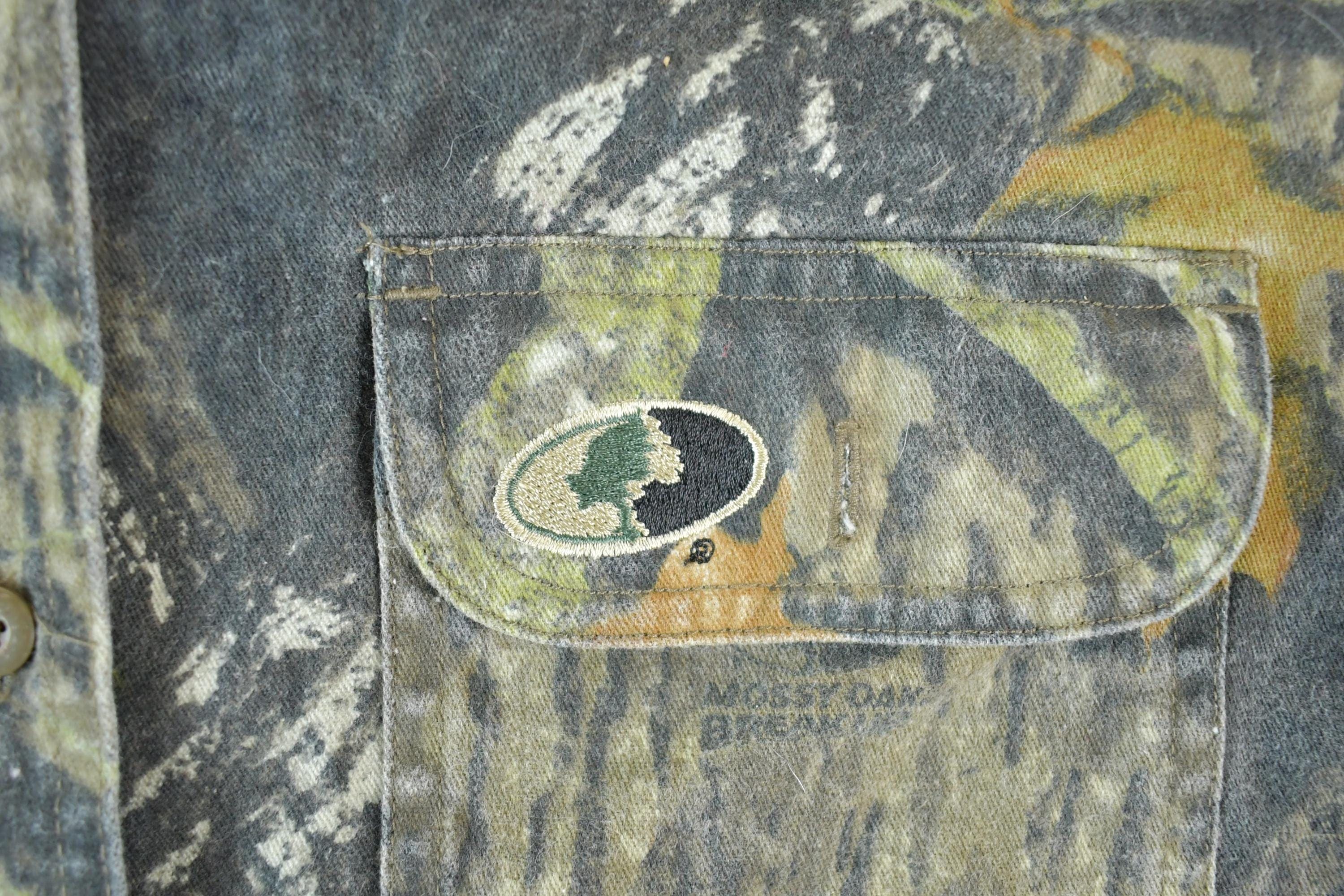 Vintage 1990s Mossy Oak Apparel Realtree Camo Button Up Shirt Women's XL - Image 3