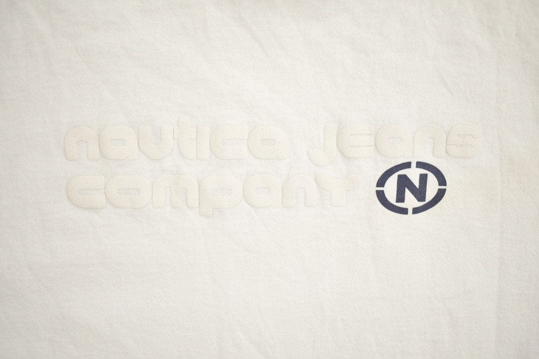 Vintage 1990s Nautica Jean Company Graphic T-Shirt Men's 2XL - Image 3
