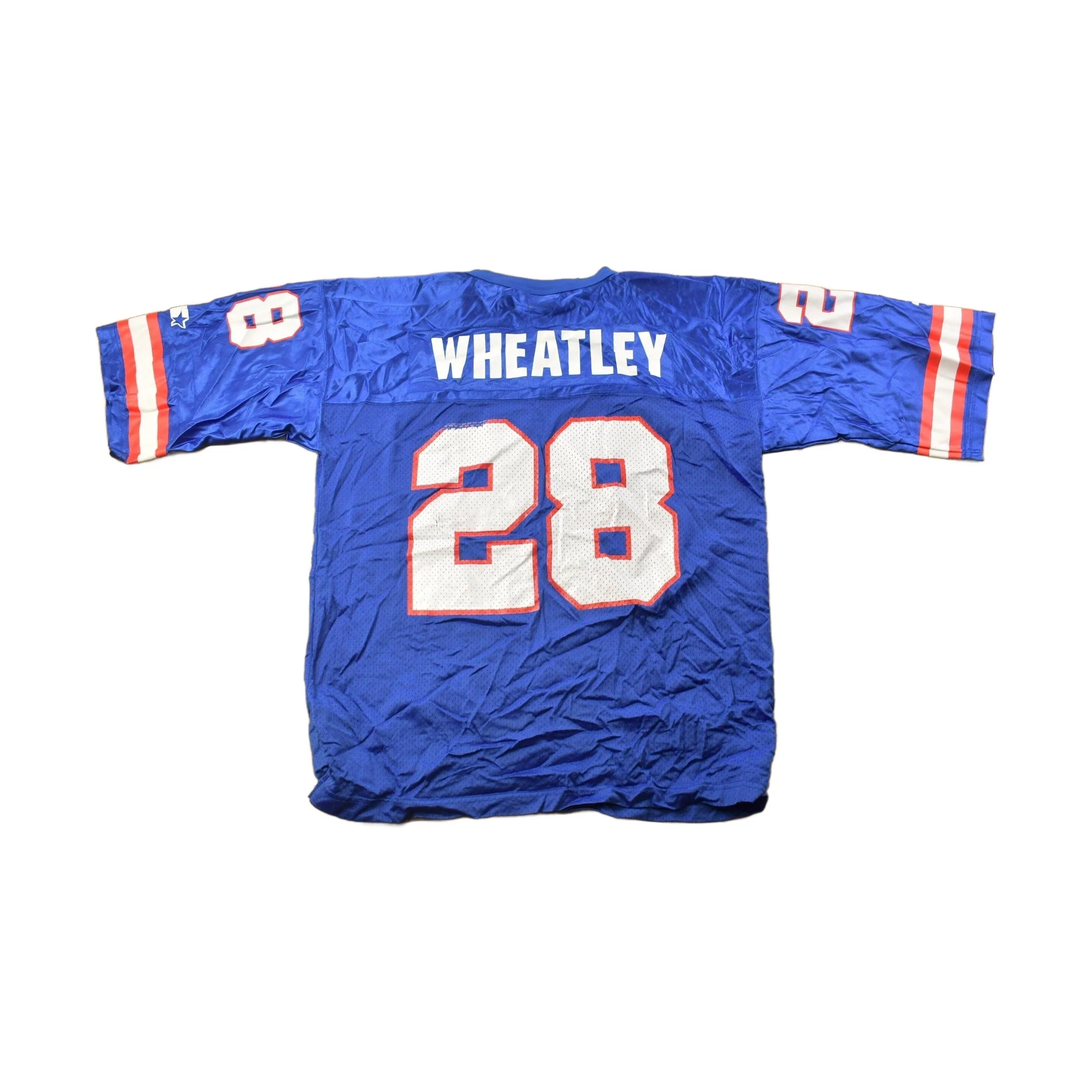 Vintage 1990s New York Giants Tyrone Wheatley NFL Starter Jersey Men's Large - Image 2