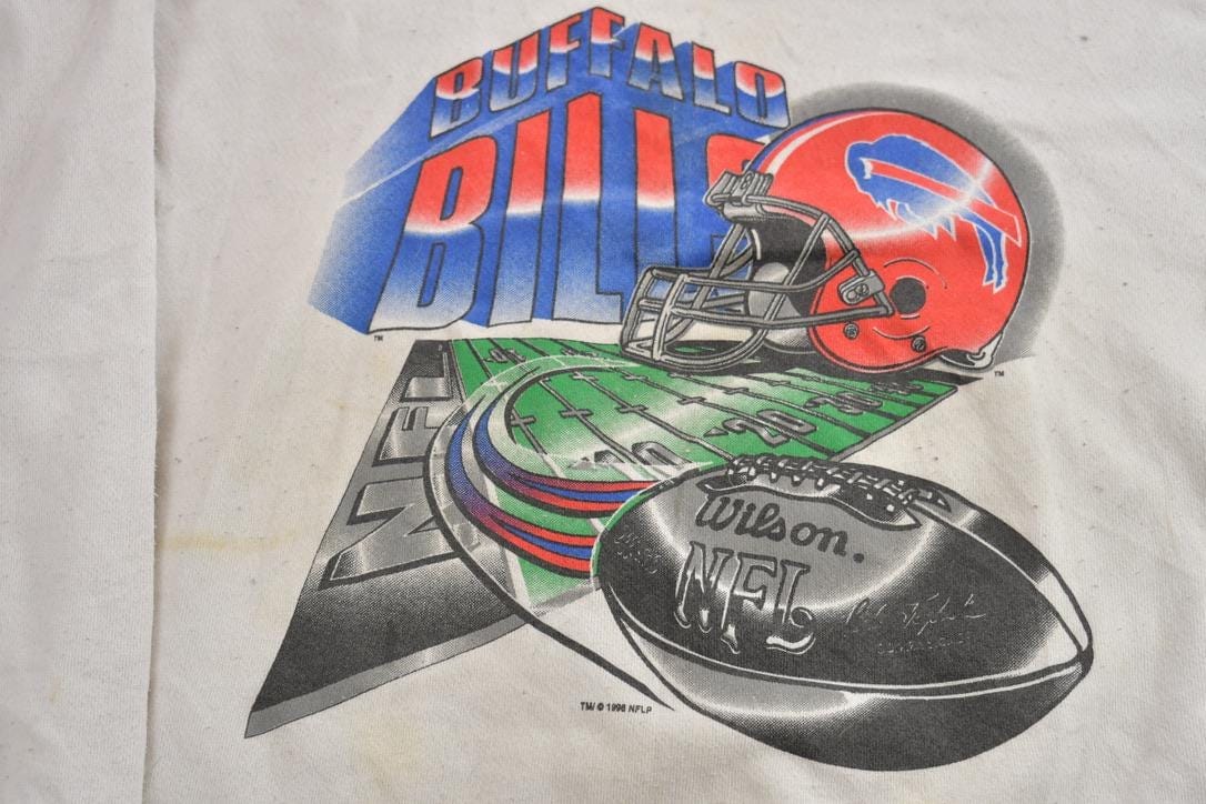 Vintage 1990s NFL Buffalo Bills Crewneck Sweatshirt Men's 2XL - Image 4