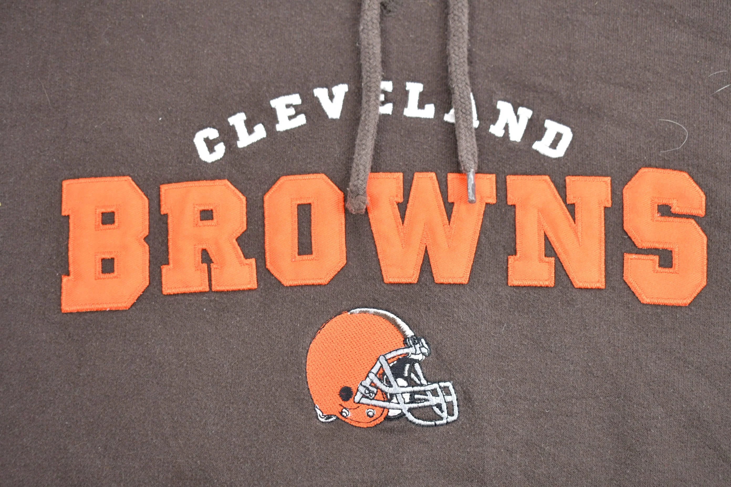Vintage 1990s NFL Cleveland Browns Hoodie Men's XL - Image 3
