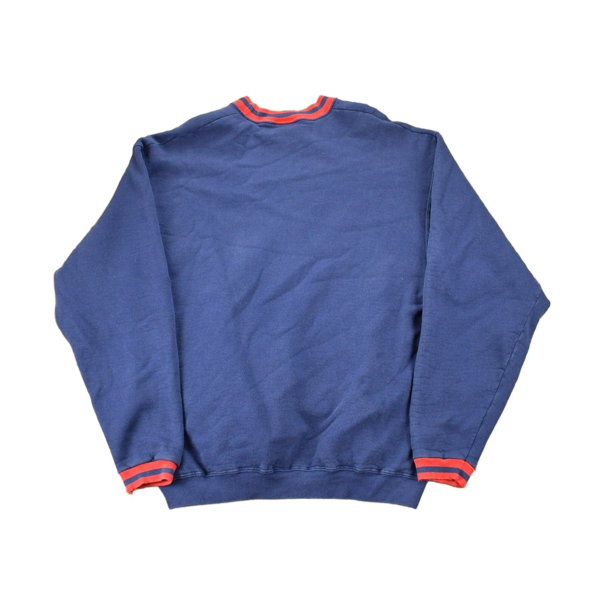 Vintage 1990s NFL New England Patriots Crewneck Sweatshirt Men's Large - Image 2