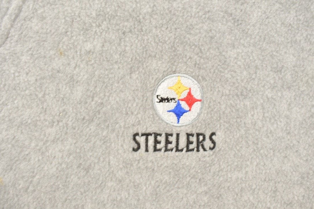 Vintage 1990s NFL Pittsburgh Steelers Fleece Crewneck Sweatshirt Men's XL - Image 4