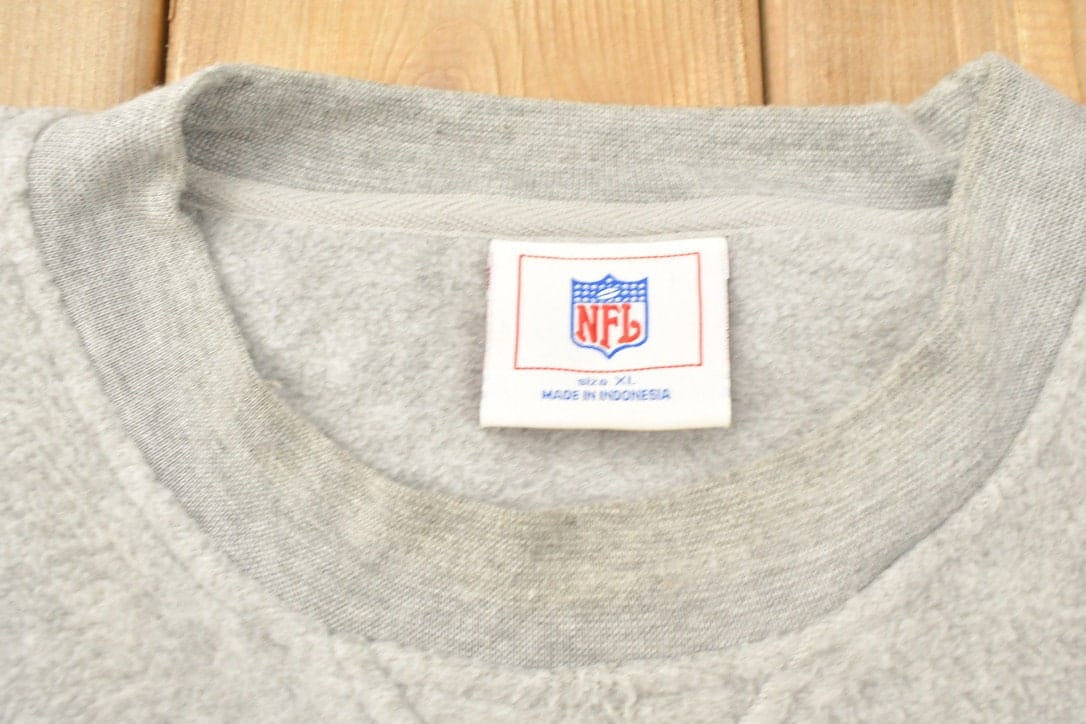 Vintage 1990s NFL Pittsburgh Steelers Fleece Crewneck Sweatshirt Men's XL - Image 7