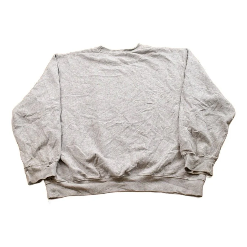 Vintage 1990s Nike Embroidered Mini Swoosh Crewneck Sweatshirt Men's XL - Image 2