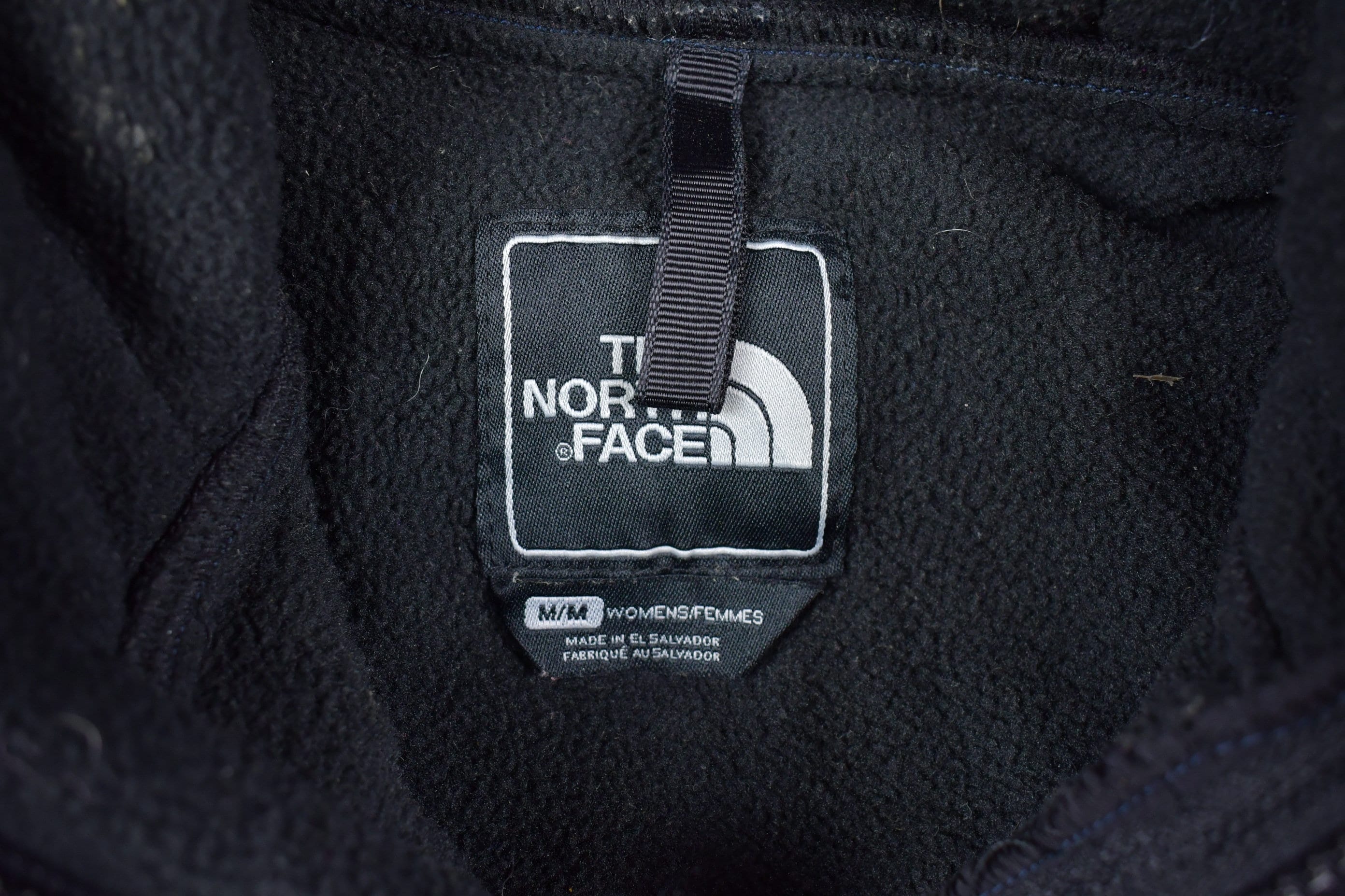 Vintage 1990s North Face Hooded Denali Fleece Sweater Women's M - Image 3