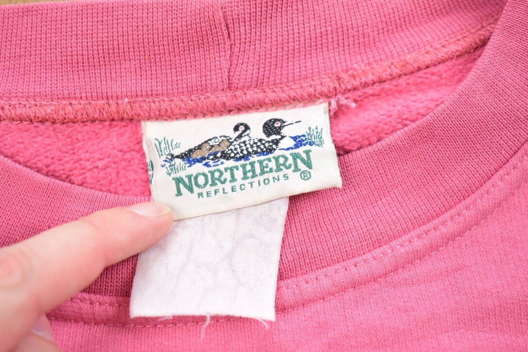 Vintage 1990s Northern Reflections Birdhouse Crewneck Sweater - Image 3