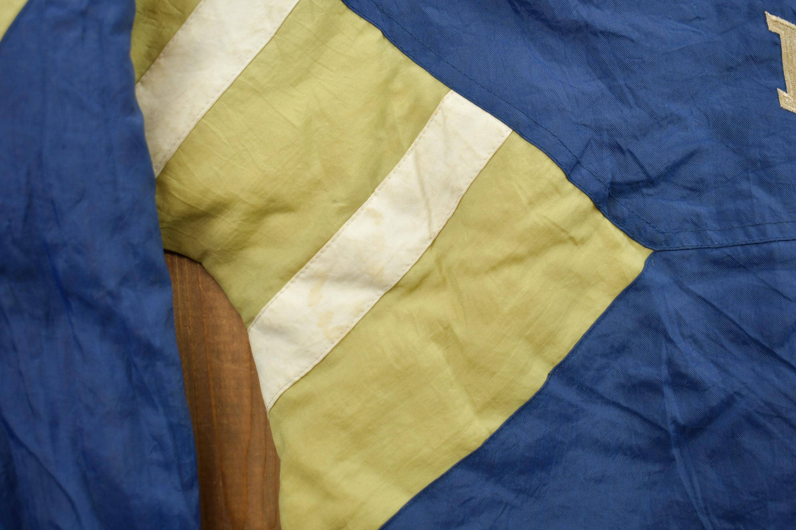 Vintage 1990s Notre Dame Fighting Irish Starter Quarter Zip Puffer Jacket Men's Medium - Image 7