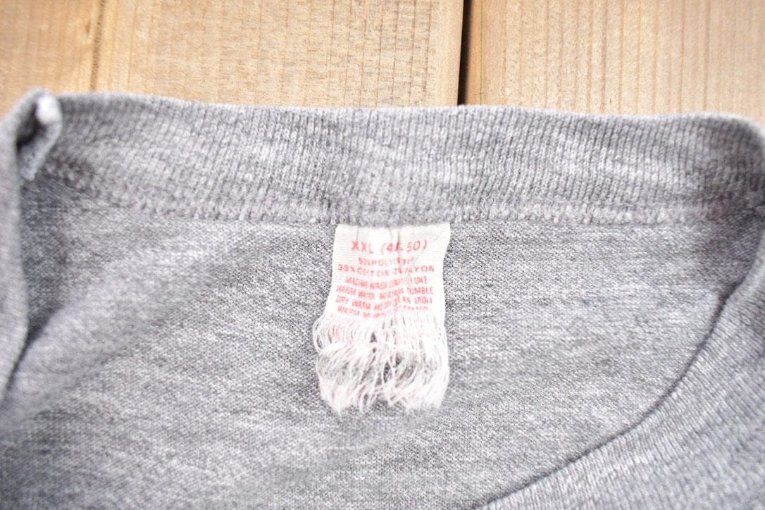 Vintage 1990s Ohio State University Rainbow Collegiate T-Shirt Men's Large - Image 4