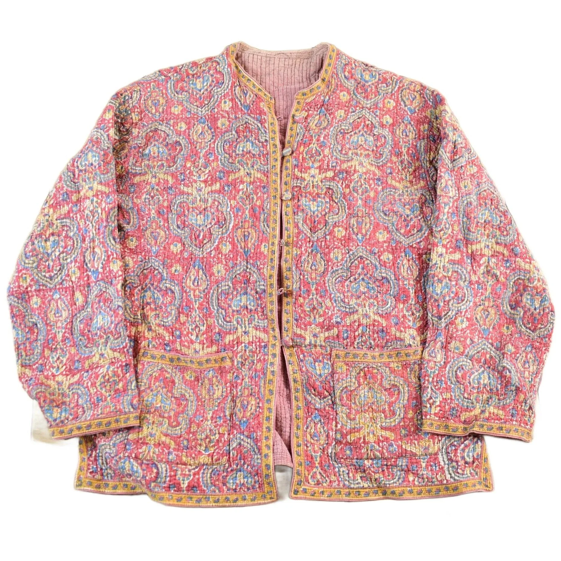 Vintage 1990's Paisley Button Up Light Jacket Women's Large