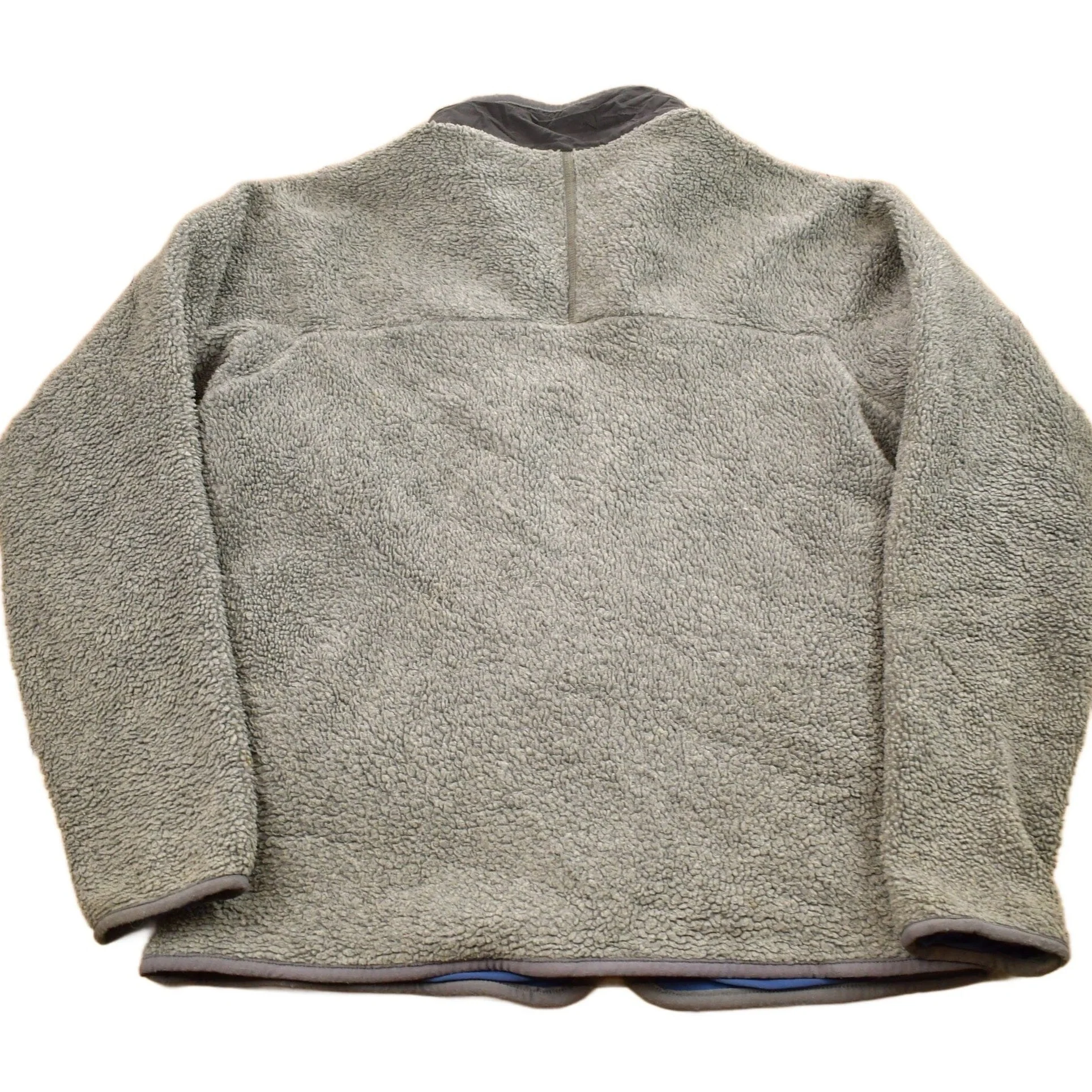 Vintage 1990s Patagonia Deep Pile Fleece Zip Up Sweater Men's Large - Image 2