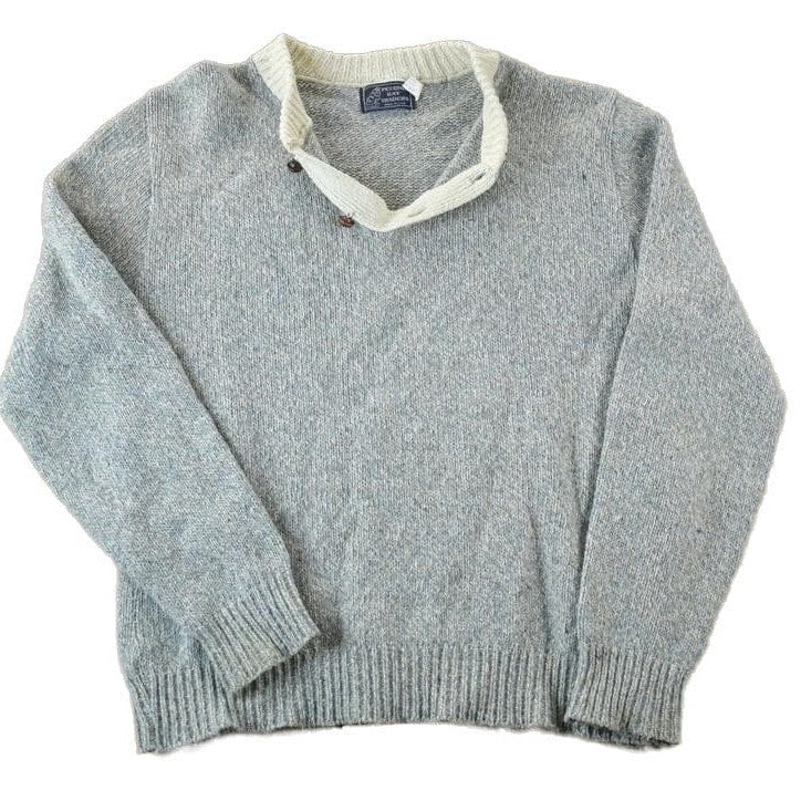 Vintage 1990s Peconic Bay 100% Wool Knit Sweater Men's Small