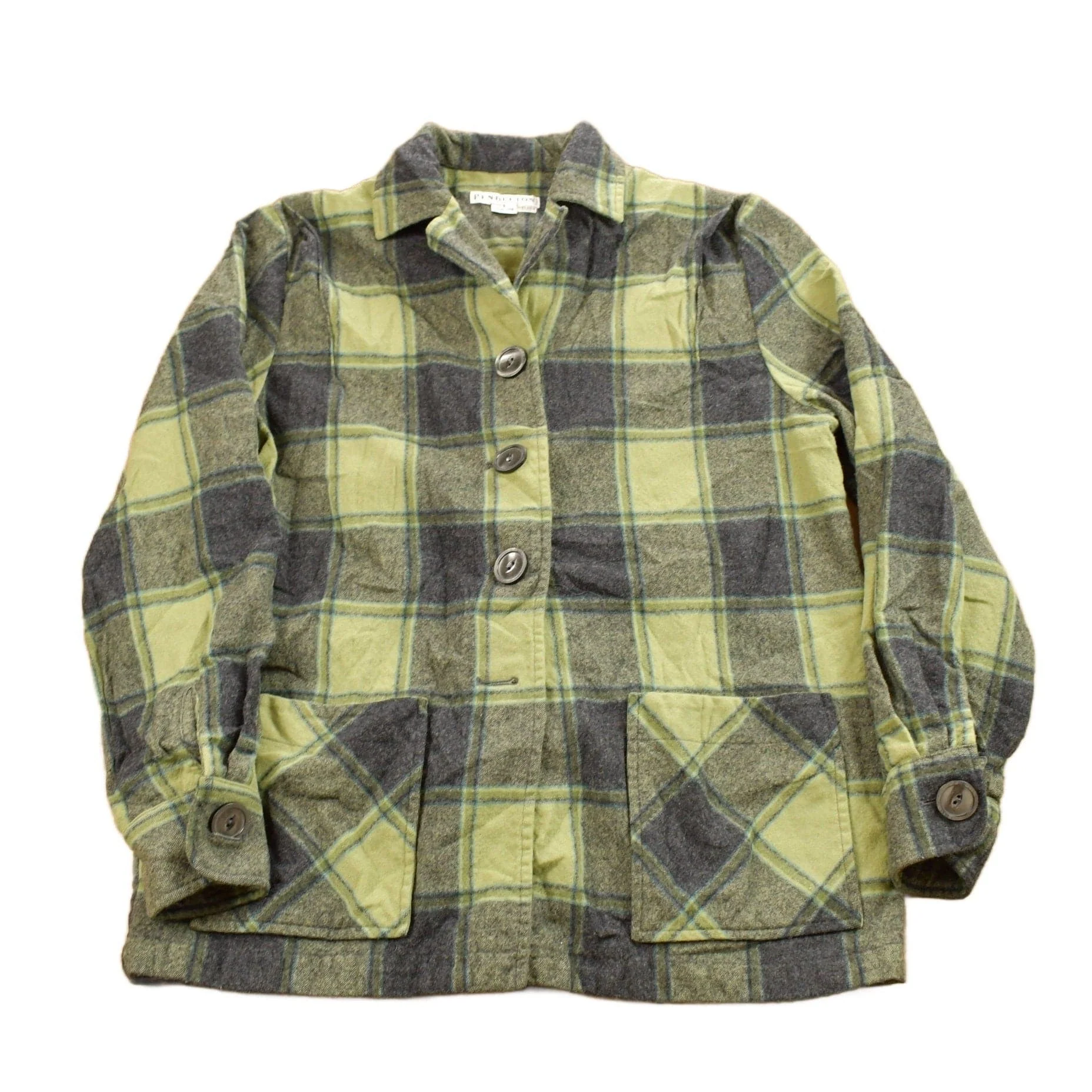 Vintage 1990s Pendleton Heritage Plaid Button Up Shirt Women's S