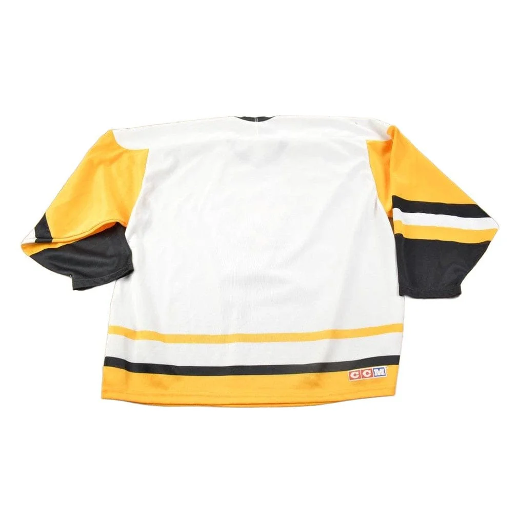 Vintage 1990s Pittsburgh Penguins NHL CCM Hockey Jersey Men's XL - Image 2