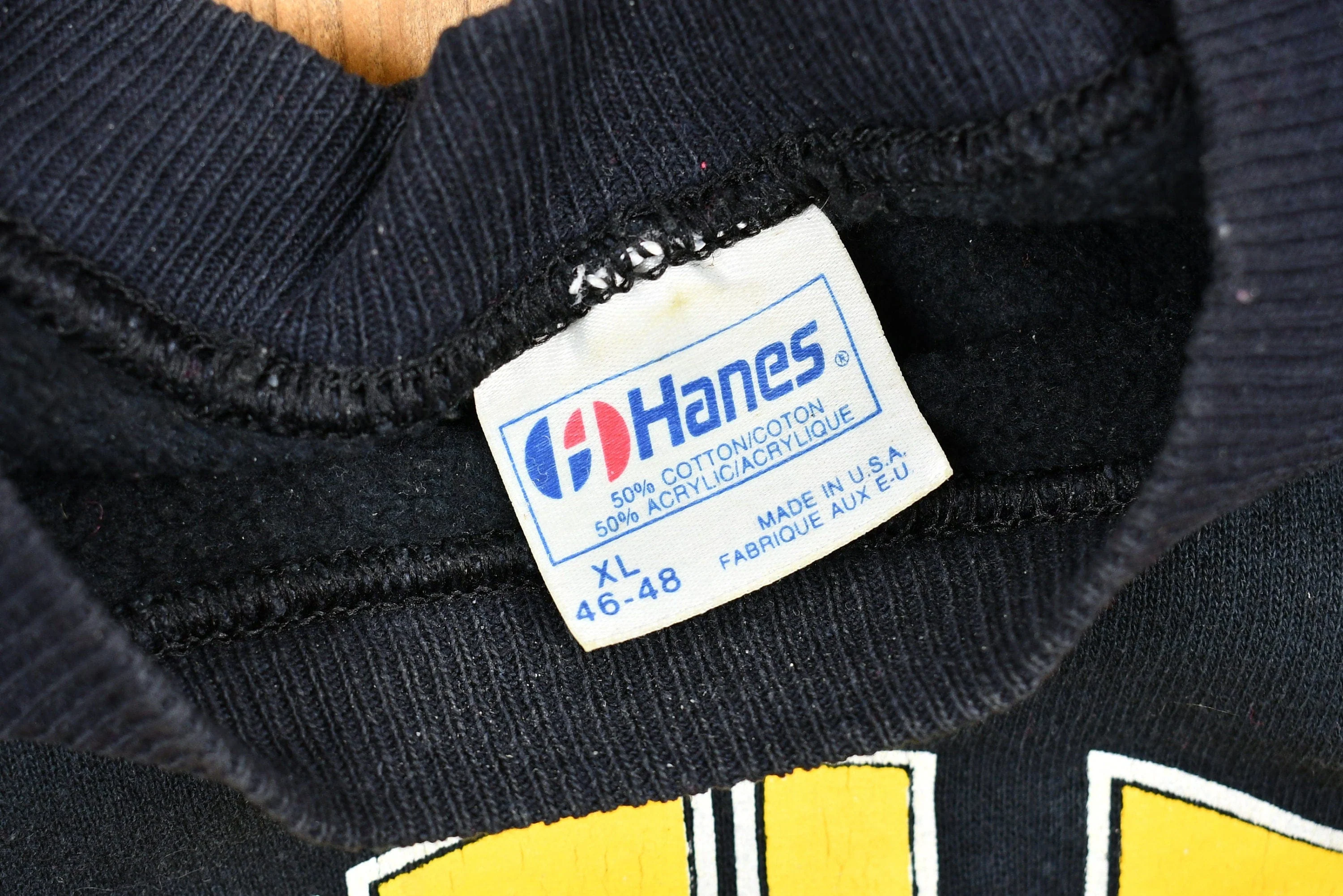 Vintage 1990s Pittsburgh Steelers Crewneck Sweatshirt Men's XL - Image 4