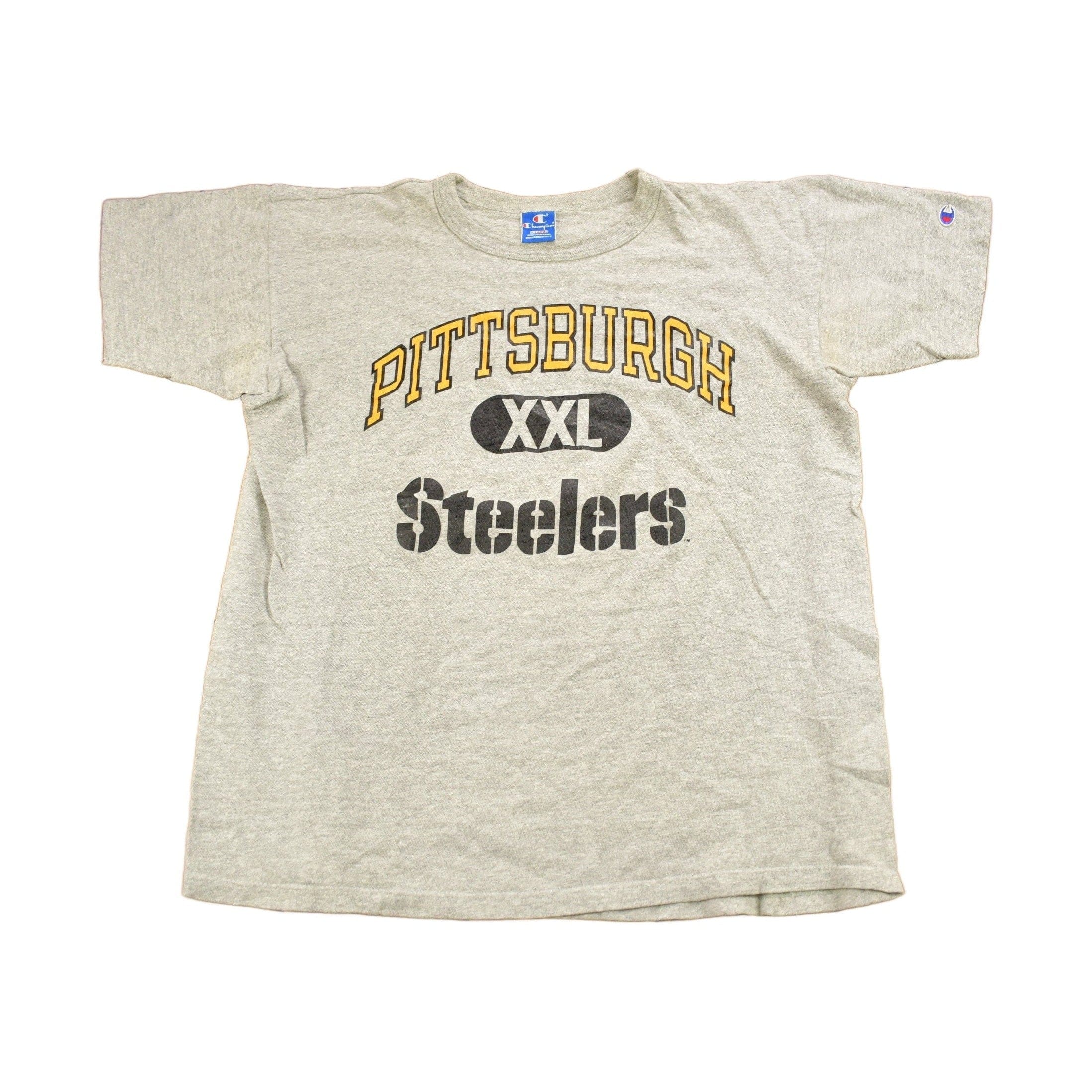 Vintage 1990S Pittsburgh Steelers NFL Champion Graphic T-Shirt Men's Large