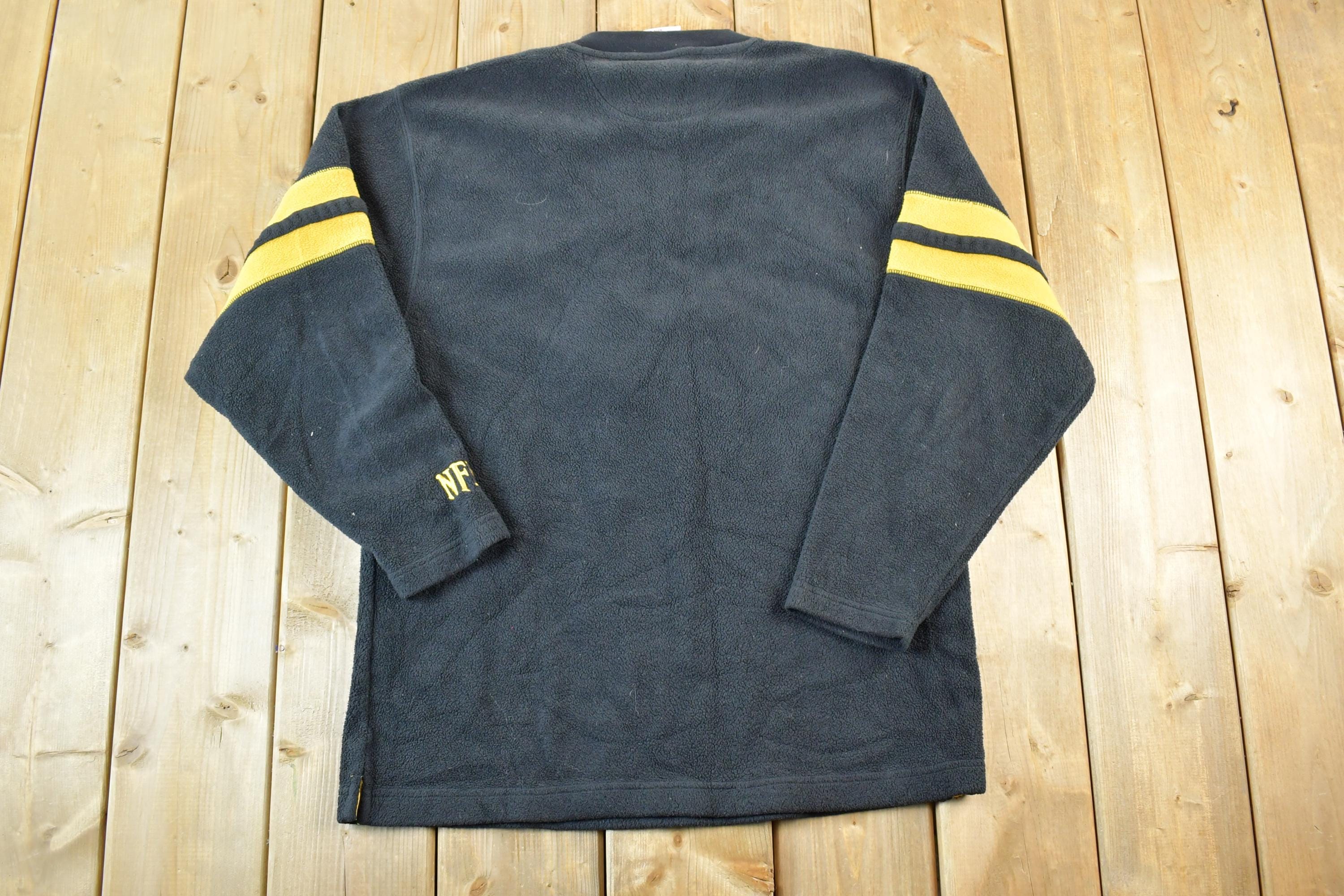 Vintage 1990s Pittsburgh Steelers NFL Crewneck Fleece Sweatshirt Mens L - Image 5