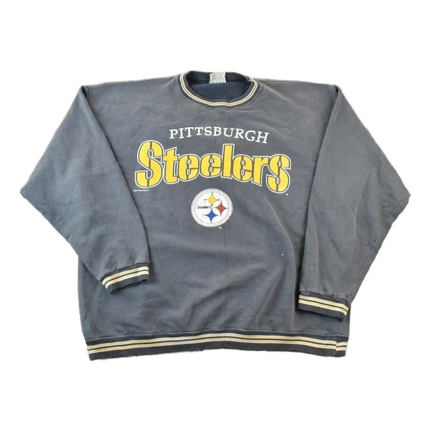 Vintage 1990s Pittsburgh Steelers NFL Crewneck Sweatshirt Men's XL