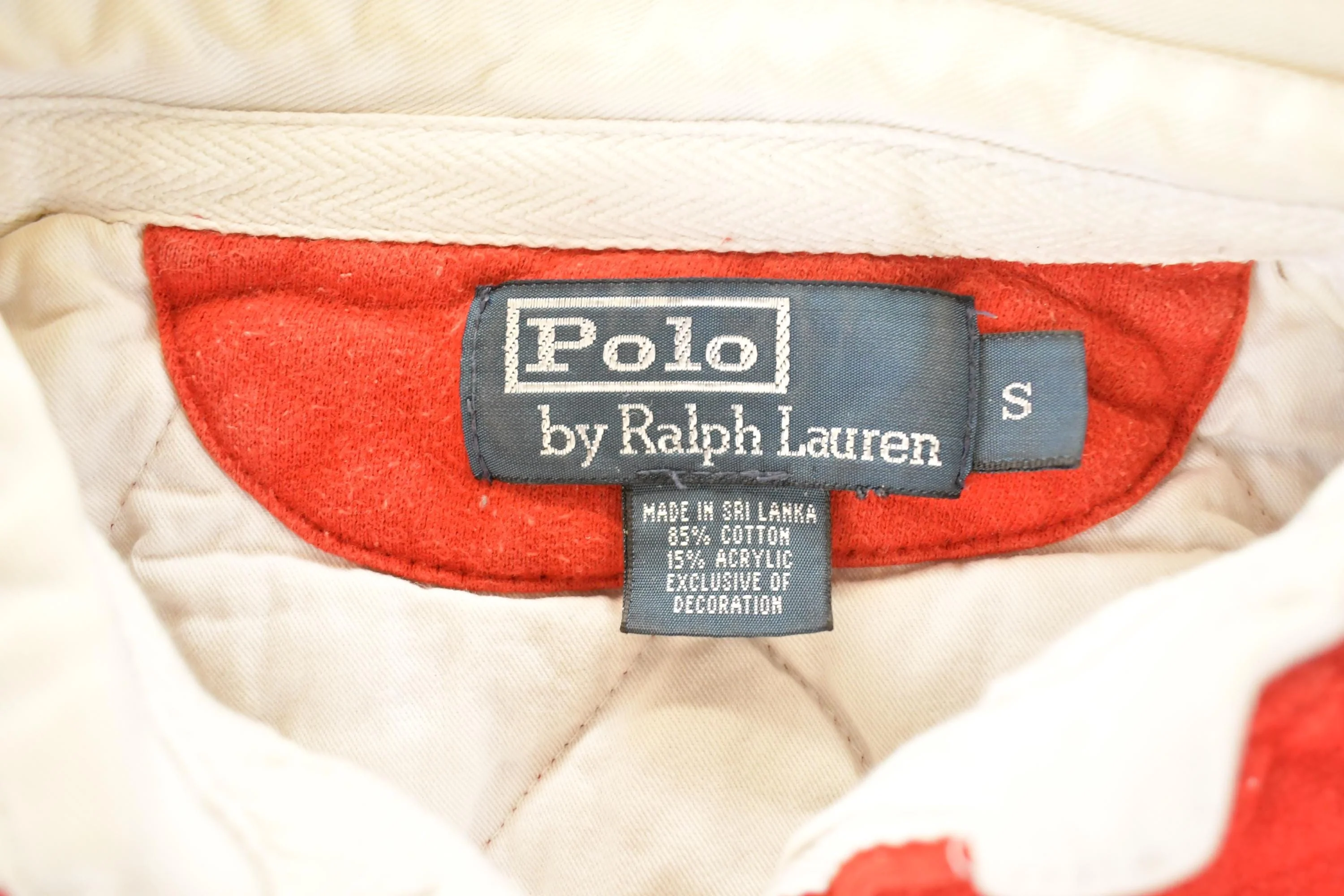 Vintage 1990s Polo By Ralph Lauren Rugby Button Up Shirt Mens S - Image 4