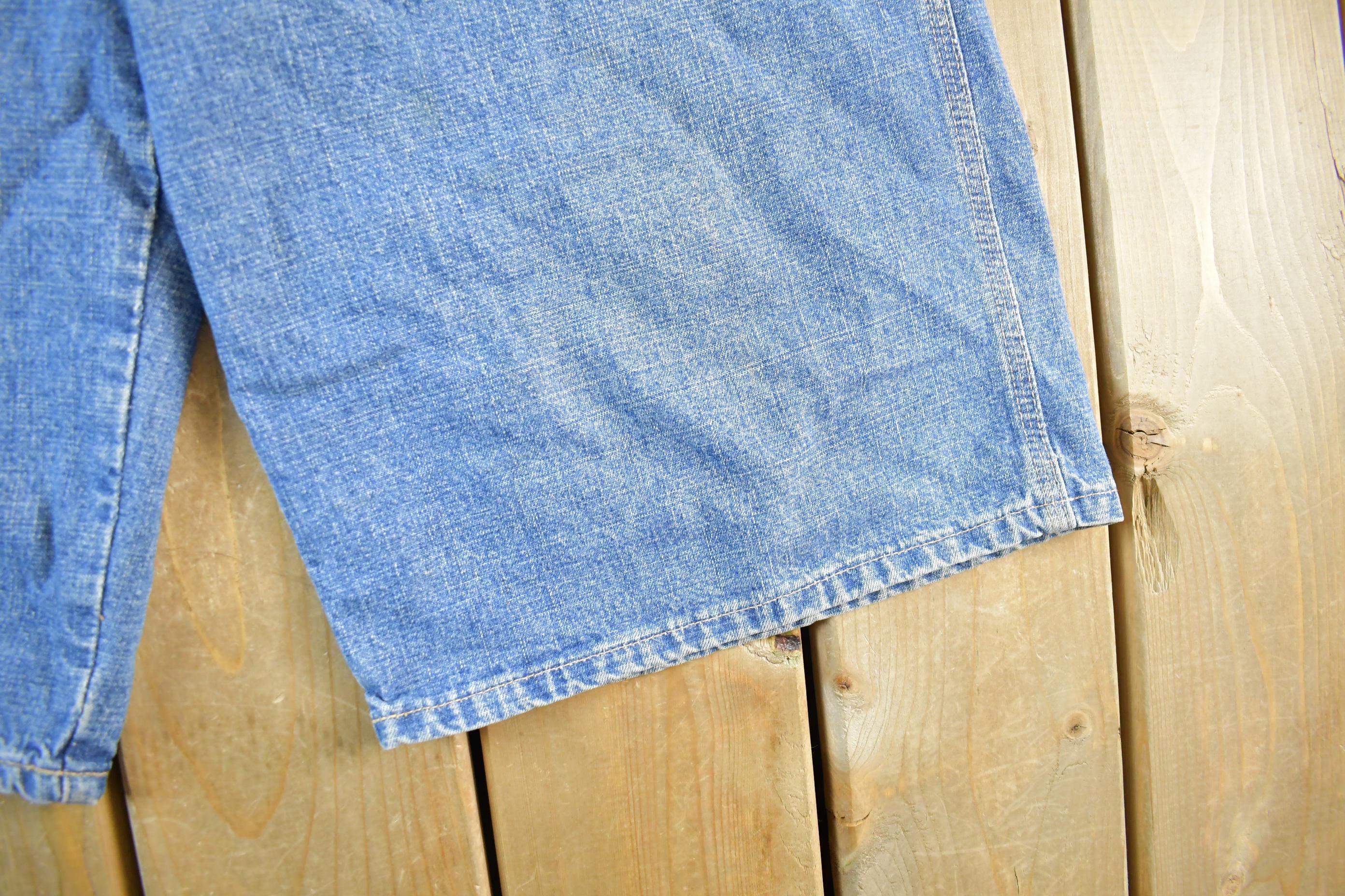 Vintage 1990s Polo Jeans Company Ralph Lauren Denim Carpenter Shorts Men's Large 36 - Image 3
