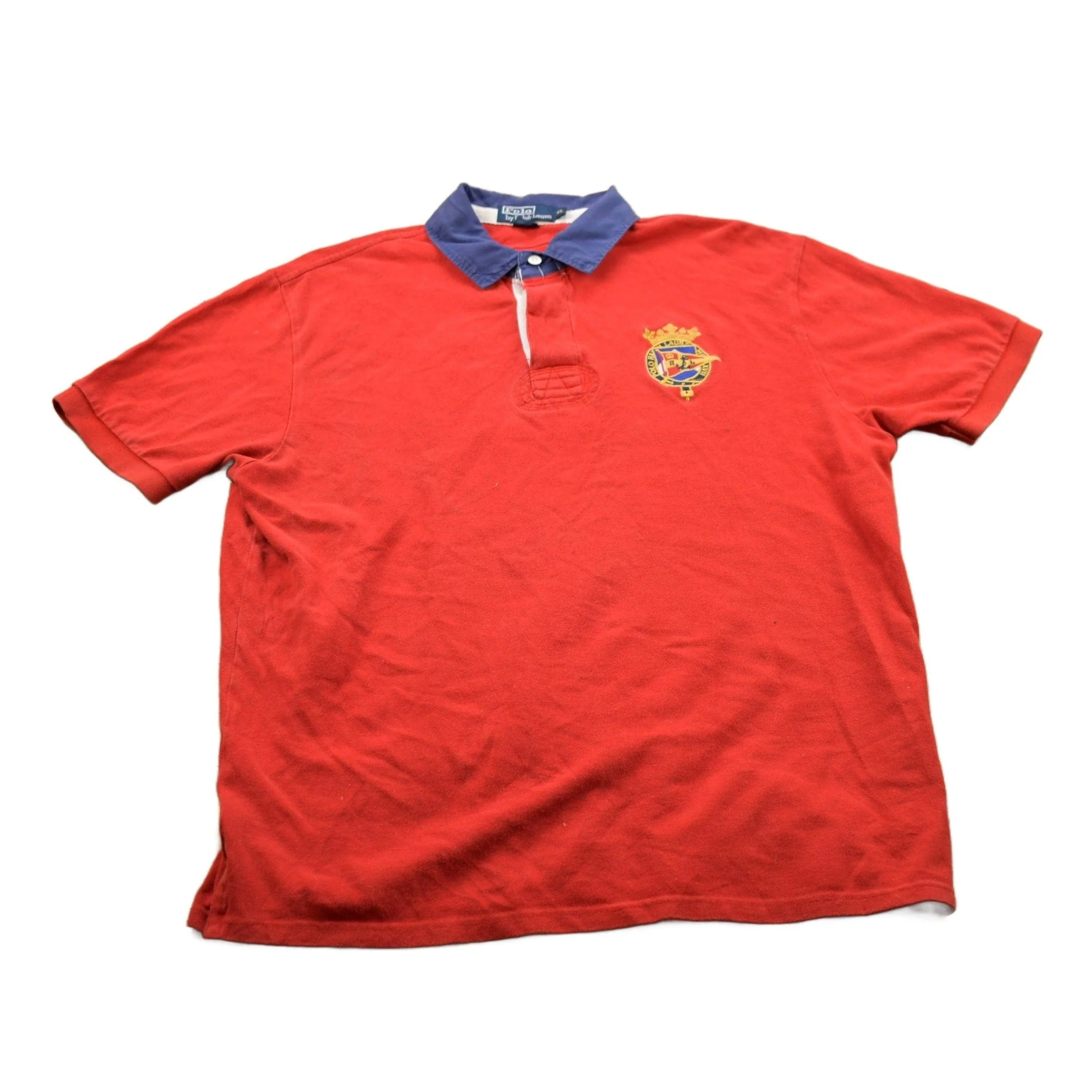 Vintage 1990s Polo Ralph Lauren Blank Button Up Shirt Men's XL