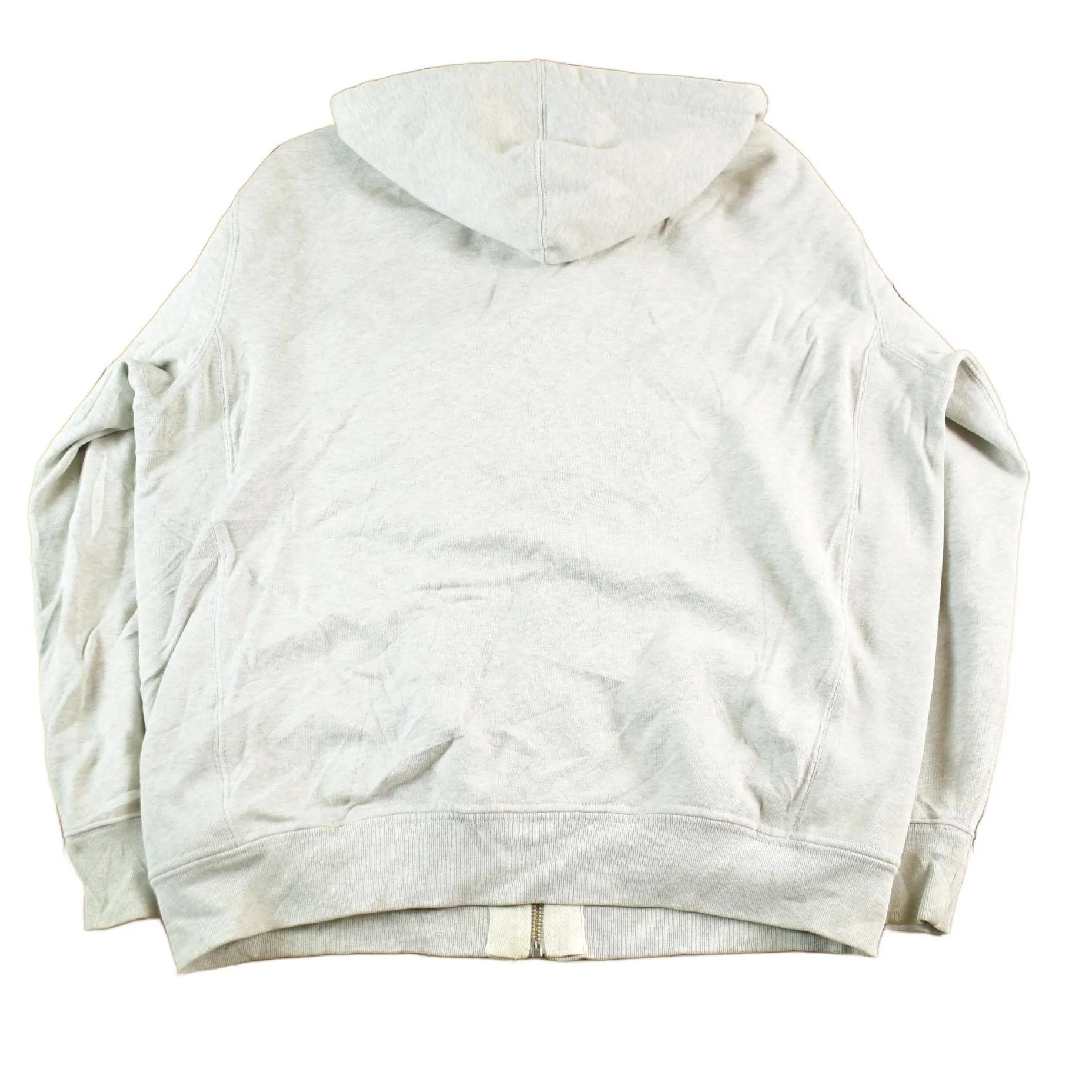 Vintage 1990s Polo Ralph Lauren Thermal Lined Full Zip Hoodie Men's XL Tall - Image 2