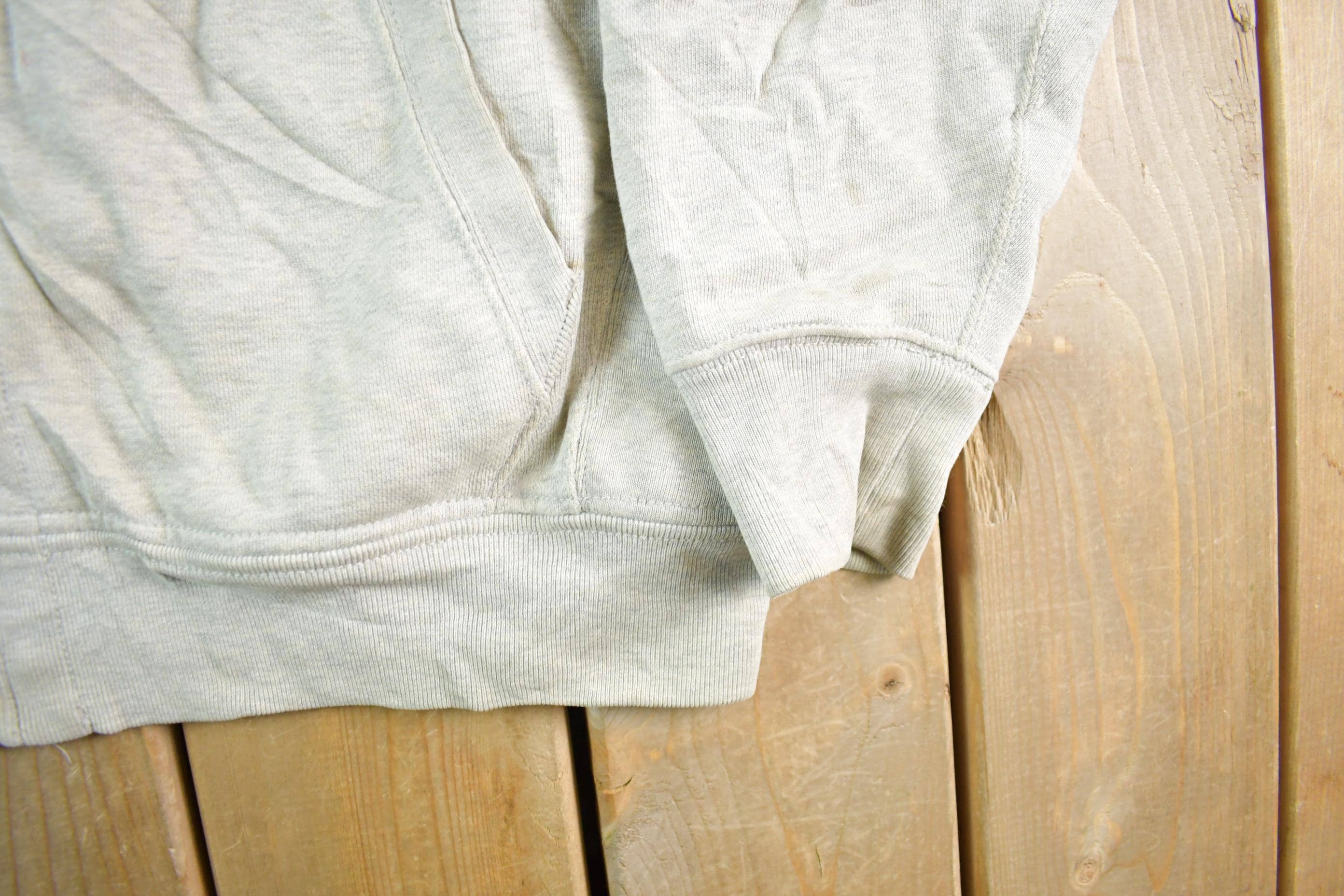 Vintage 1990s Polo Ralph Lauren Thermal Lined Full Zip Hoodie Men's XL Tall - Image 3