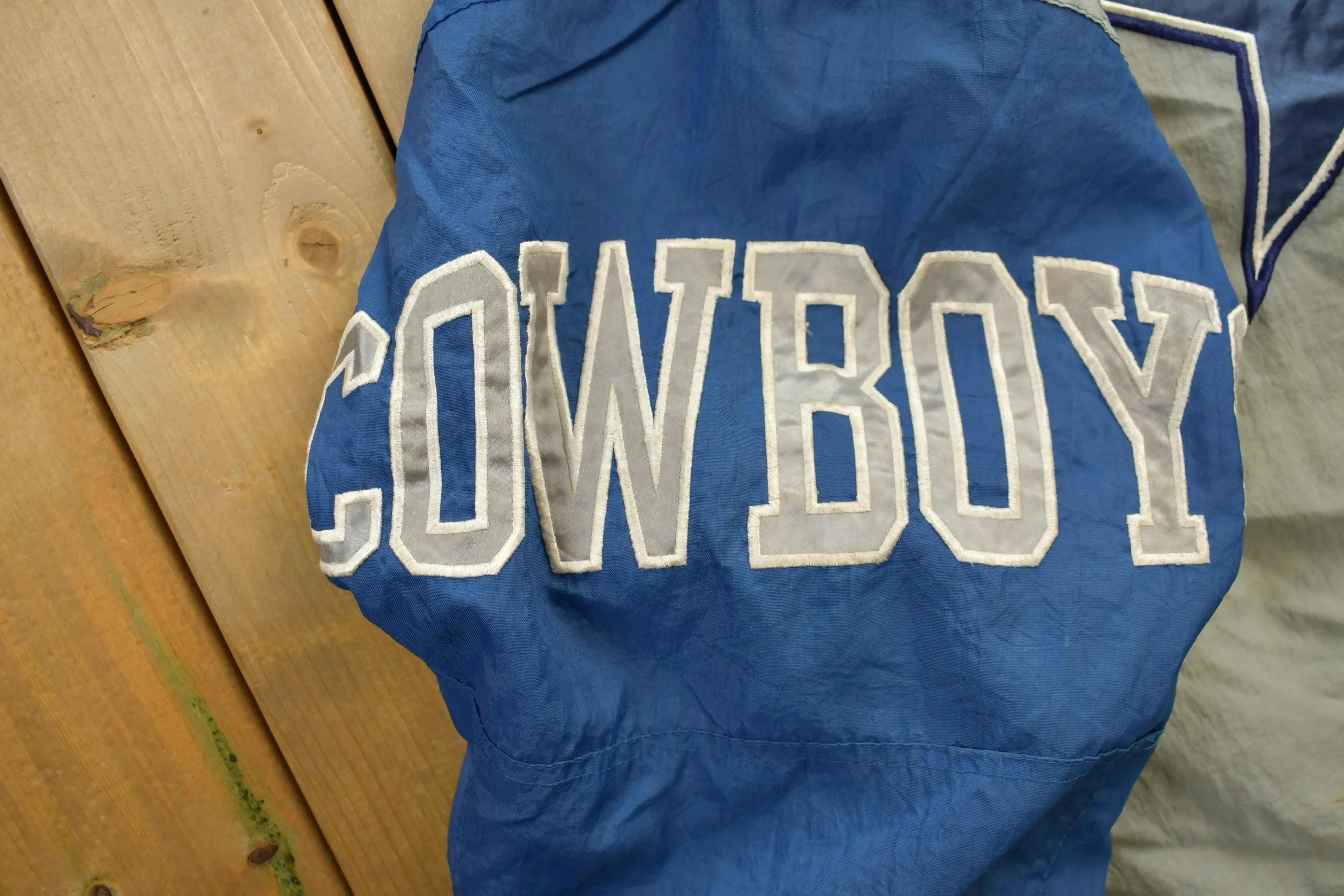 Vintage 1990s Pro Line Dallas Cowboys Windbreaker Jacket Men's 2XL - Image 4