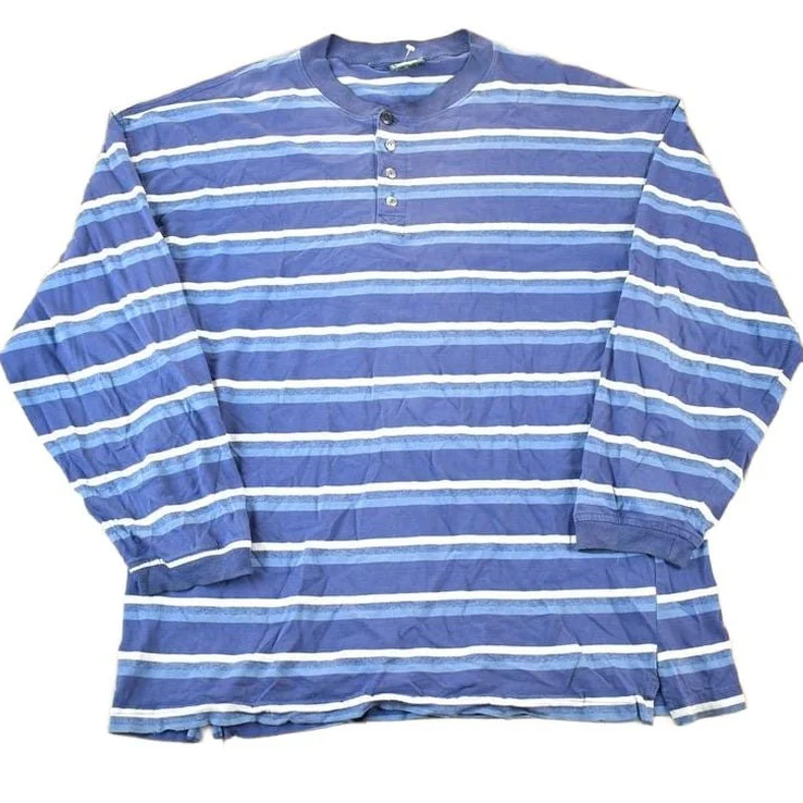 Vintage 1990s Pure Products Striped Grunge Crewneck Sweatshirt Mens L