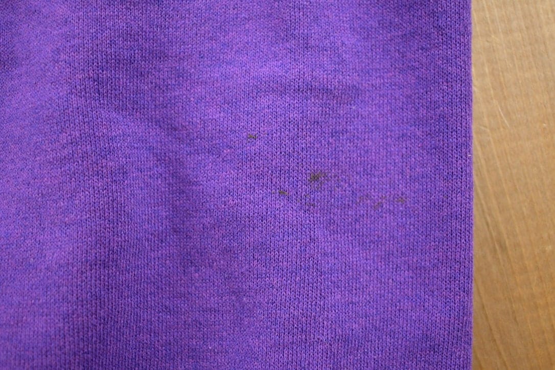 Vintage 1990s Purple Blank Crewneck Sweatshirt Men's S - Image 6