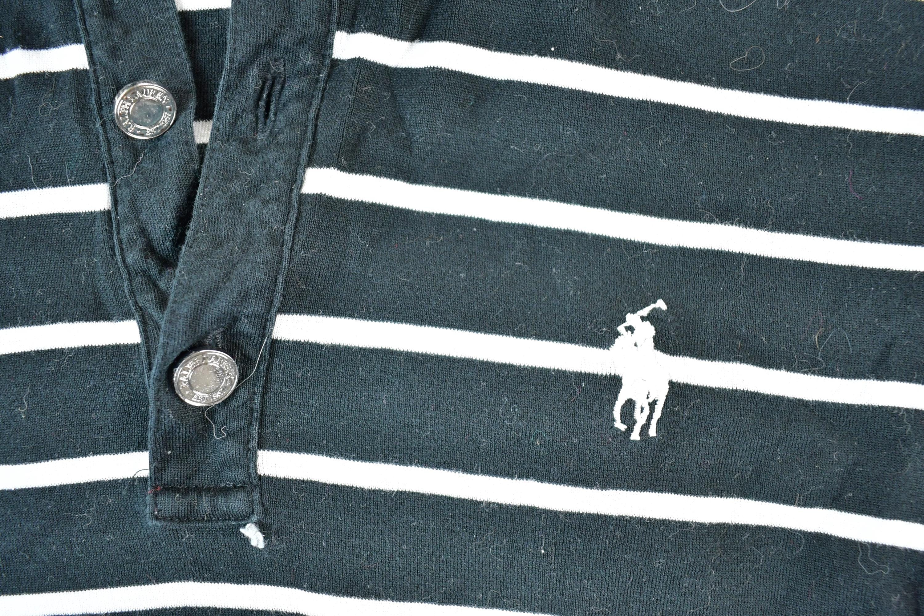 Vintage 1990s Ralph Lauren Golf Quarter Button Shirt Womens M - Image 3