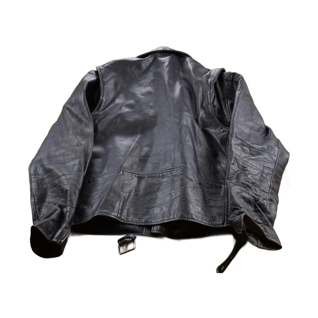 Vintage 1990s Rocky Mountain Hides Leather Jacket Men's Medium - Image 2