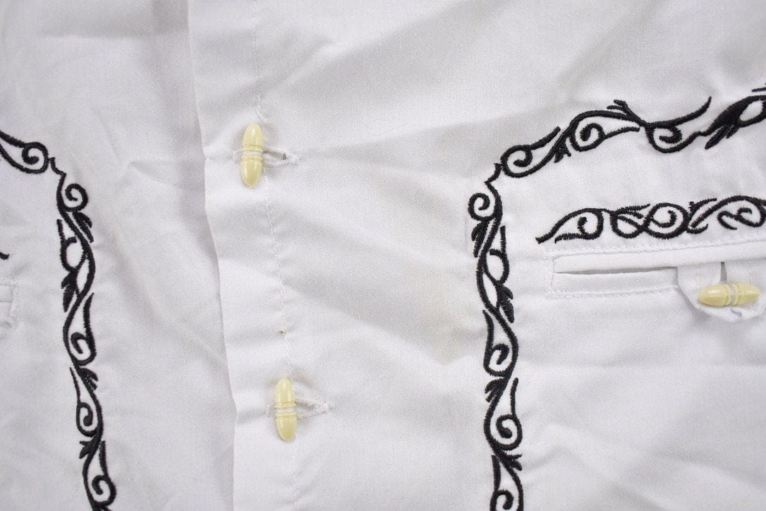 Vintage 1990s Rodeo Rider Button Up Shirt Men's Large - Image 7